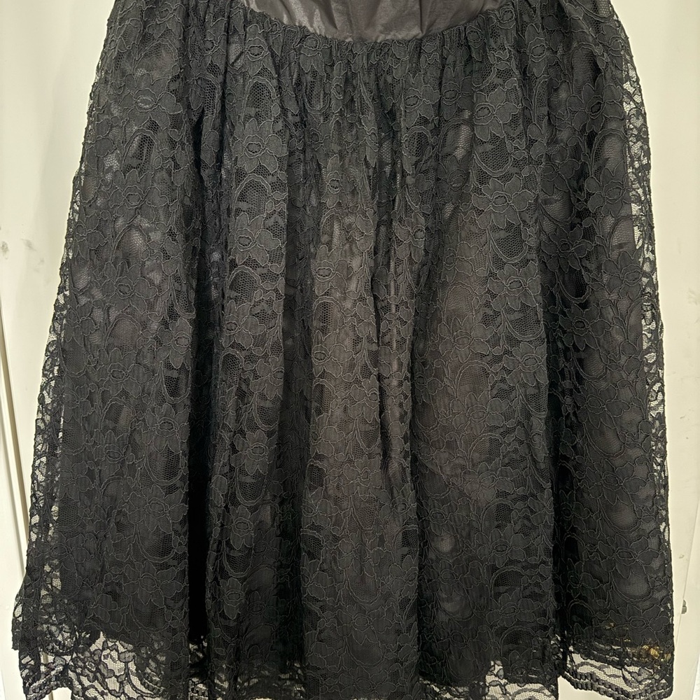 Pinup Couture Black Lace skirt